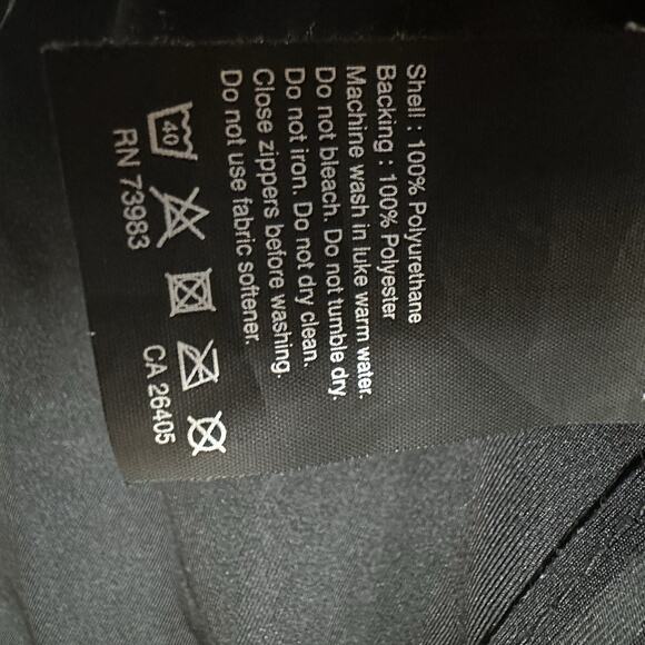 Helly Hansen Black Windbreaker Jacket Small Removable Hood Outdoors Packable - Picture 8 of 15